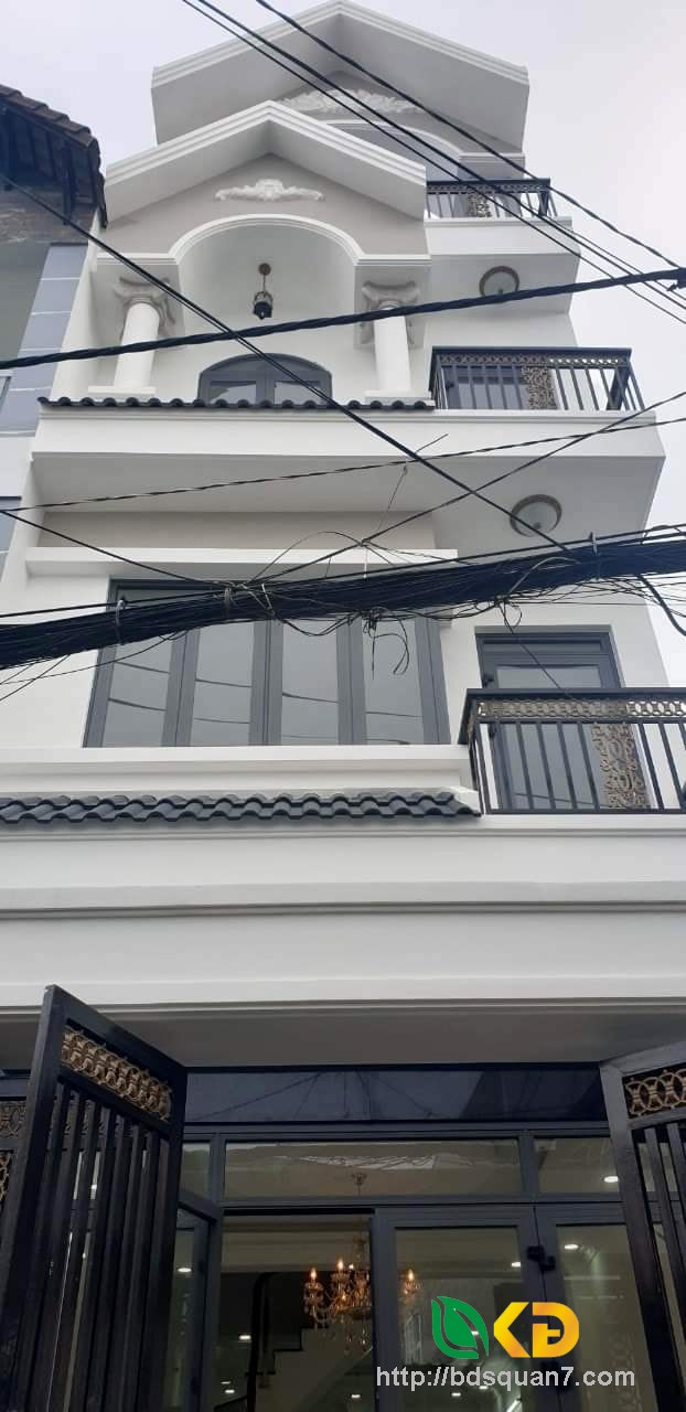 Bán nhà đẹp 3 tầng hẻm xe hơi 6m 1716 Huỳnh Tấn Phát huyện Nhà Bè